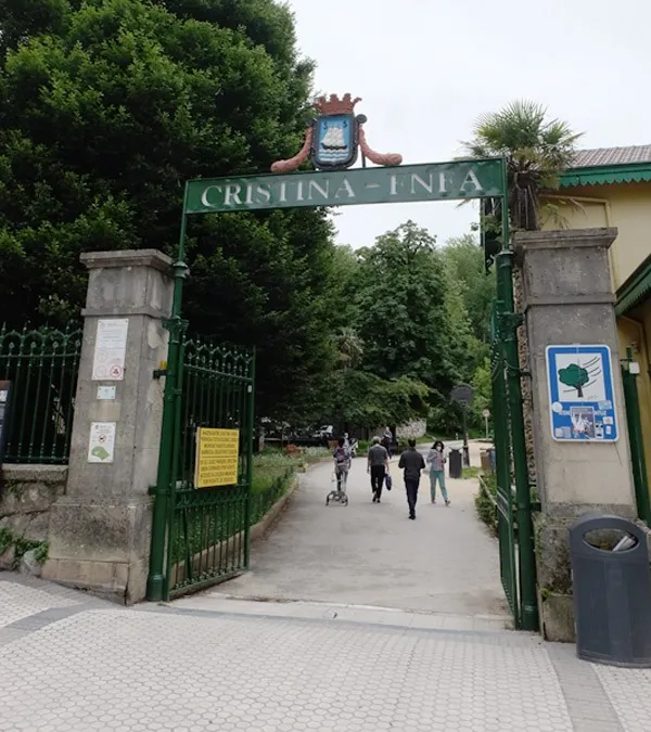 Recorre el parque Cristina Enea